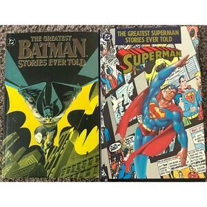 The Greatest Batman TPB & Superman Hardcover Stories Ever Told (1987-88 DC)